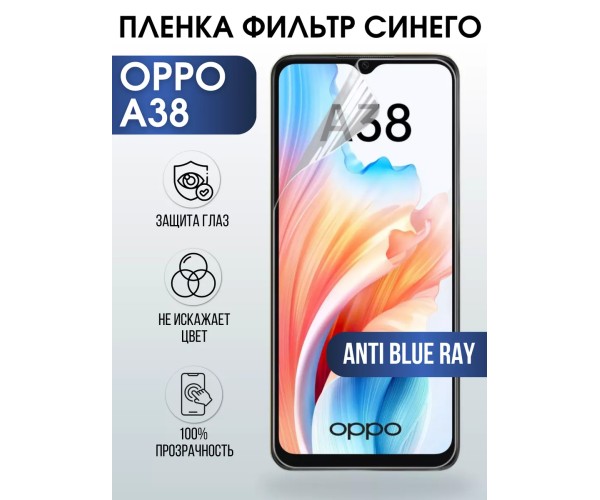 Гидрогелевая пленка OPPO A38 Оппо anti blue ray