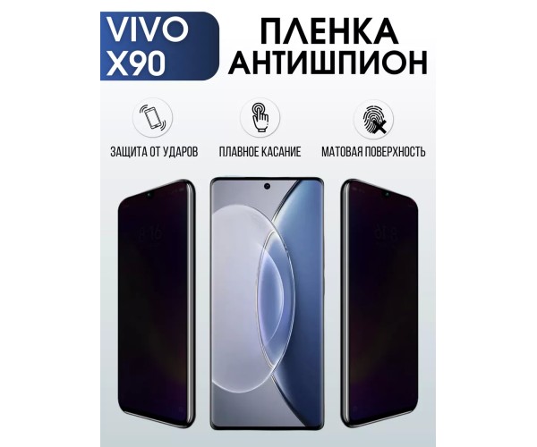 Гидрогелевая пленка на VIVO X90 антишпион