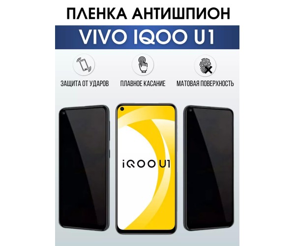 Гидрогелевая пленка на VIVO IQOO U1 антишпион