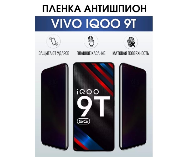 Гидрогелевая пленка на VIVO IQOO 9T антишпион