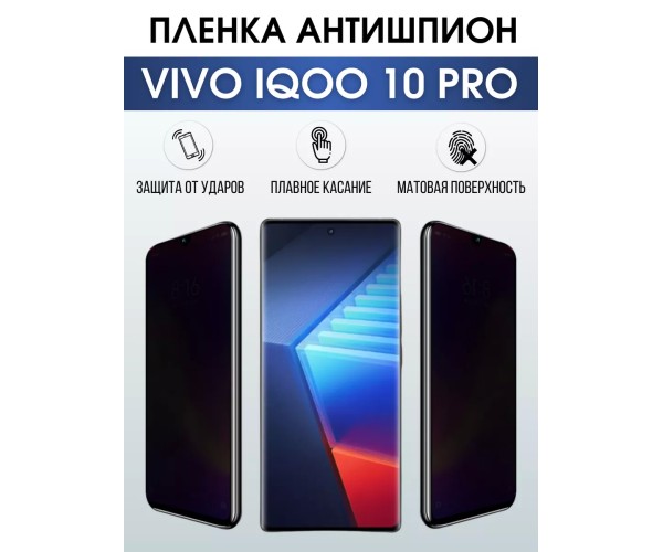 Гидрогелевая пленка на VIVO IQOO 10 PRO антишпион