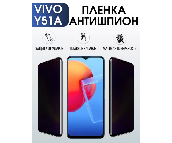 Гидрогелевая пленка на VIVO Y51A антишпион