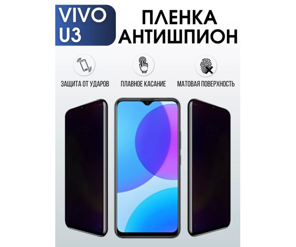 Гидрогелевая пленка на VIVO U3 антишпион