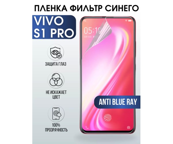 Гидрогелевая пленка на VIVO S1 PRO anti blue