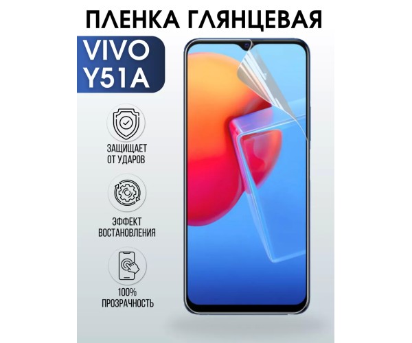 Гидрогелевая пленка на VIVO Y51A глянцевая