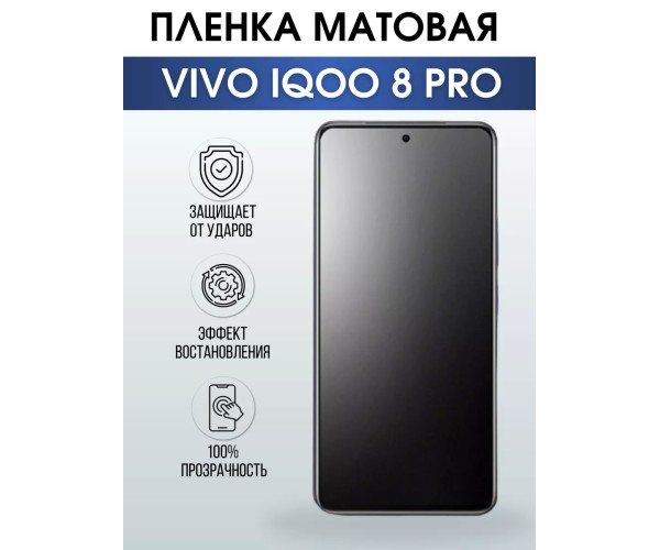 Гидрогелевая пленка на VIVO IQOO 8 PRO матовая