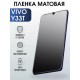 Гидрогелевая пленка на VIVO Y33T матовая