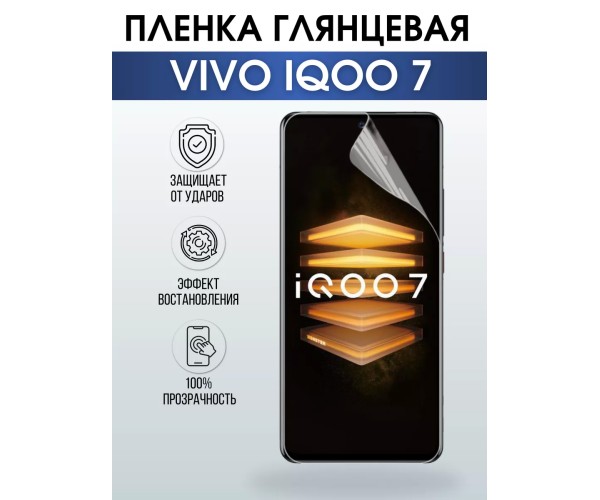 Гидрогелевая пленка на VIVO IQOO 7 глянцевая