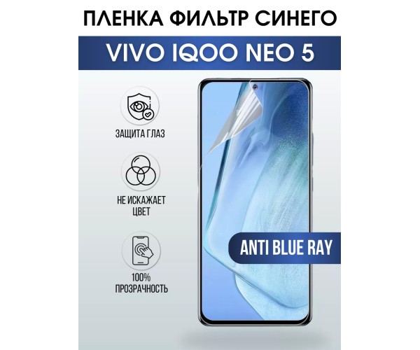 Гидрогелевая пленка на VIVO IQOO NEO 5 anti blue