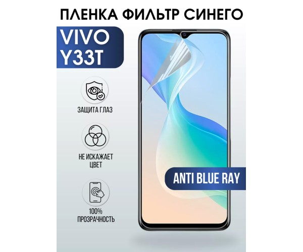 Гидрогелевая пленка на VIVO Y33T anti blue