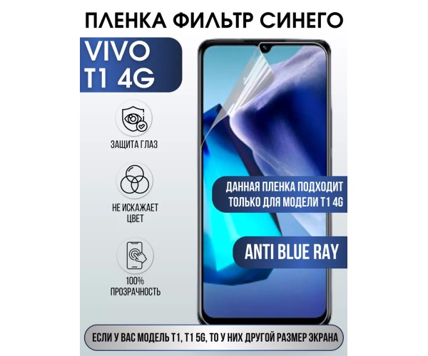 Гидрогелевая пленка на VIVO T1 4G anti blue