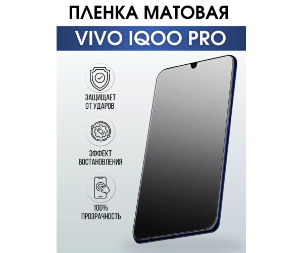 Гидрогелевая пленка на VIVO IQOO PRO матовая