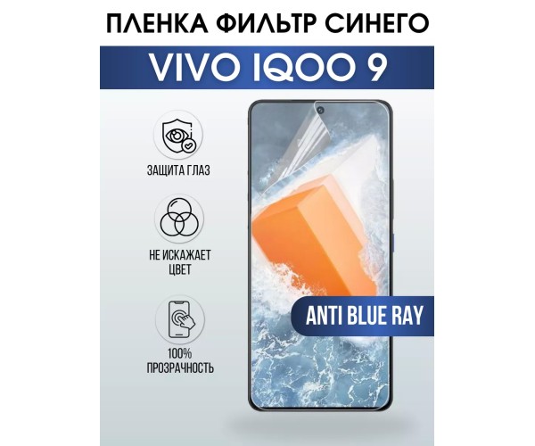 Гидрогелевая пленка на VIVO IQOO 9 anti blue