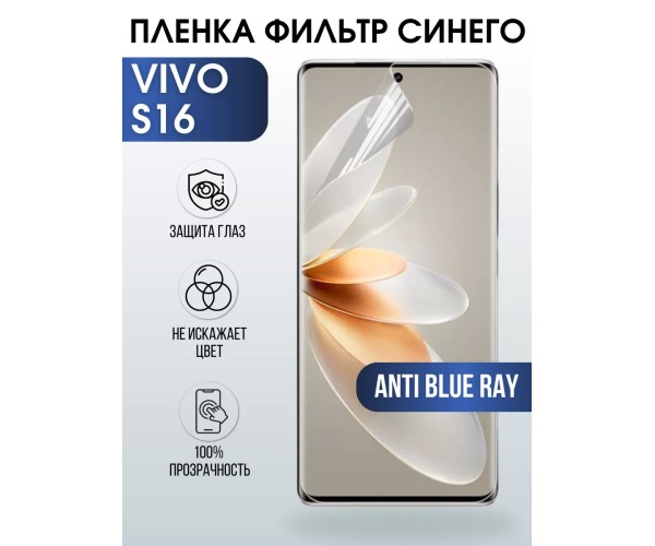 Гидрогелевая пленка на VIVO S16 anti blue