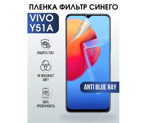 Гидрогелевая пленка на VIVO Y51A anti blue