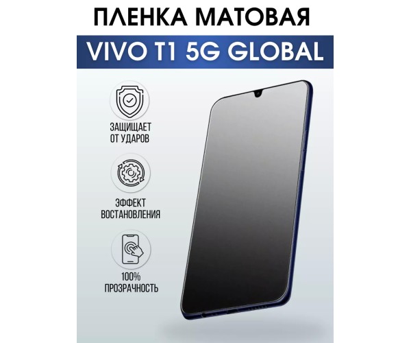 Гидрогелевая пленка на VIVO T1 5G GLOBAL матовая