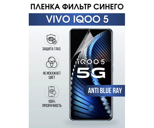 Гидрогелевая пленка на VIVO IQOO 5 anti blue