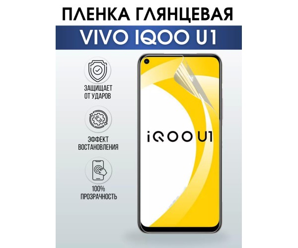 Гидрогелевая пленка на VIVO IQOO U1 глянцевая