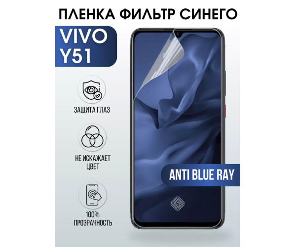 Гидрогелевая пленка на VIVO Y51 anti blue