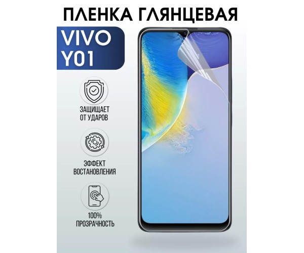 Гидрогелевая пленка на VIVO Y01 глянцевая