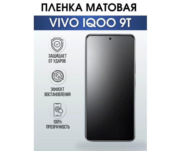 Гидрогелевая пленка на VIVO IQOO 9T матовая