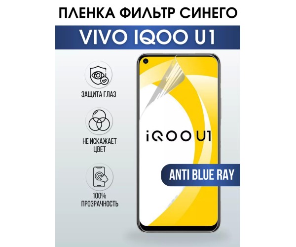 Гидрогелевая пленка на VIVO IQOO U1 anti blue