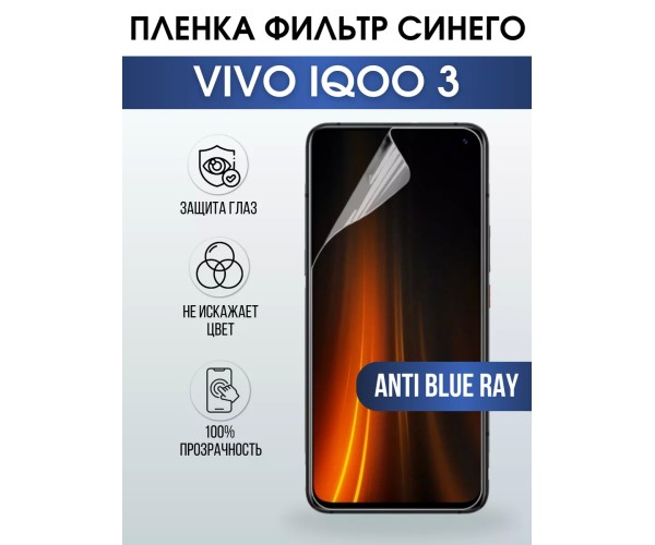 Гидрогелевая пленка на VIVO IQOO 3 anti blue