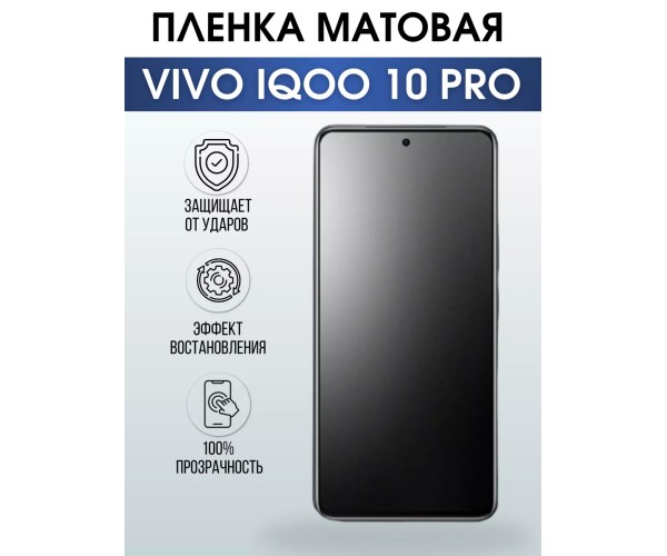 Гидрогелевая пленка на VIVO IQOO 10 PRO матовая