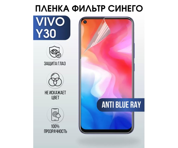 Гидрогелевая пленка на VIVO Y30 anti blue