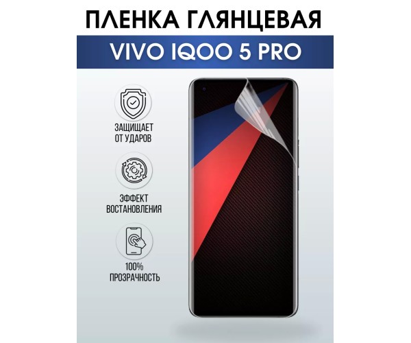 Гидрогелевая пленка на VIVO IQOO 5 PRO глянцевая