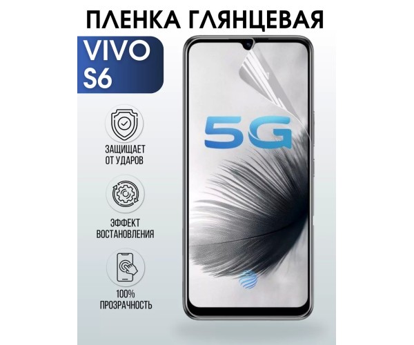 Гидрогелевая пленка на VIVO S6 глянцевая