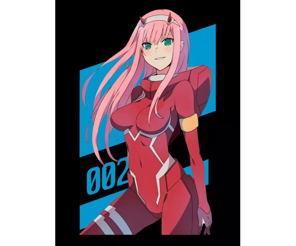 Шоппер Zero Two Милый Любимый во Франксе Зеро Ту y2k