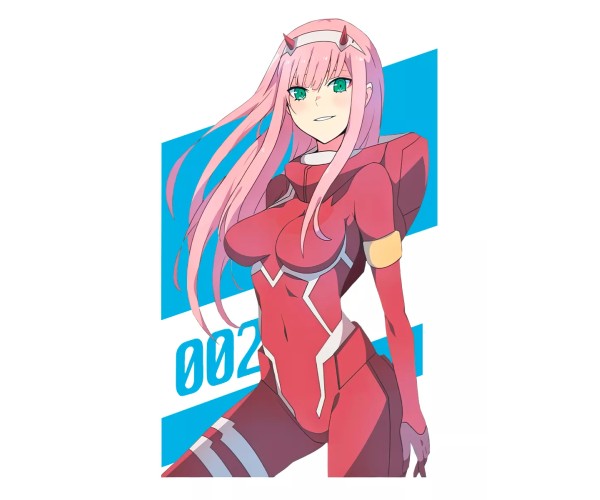 Шоппер Zero Two Милый Любимый во Франксе Зеро Ту y2k